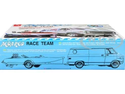 Skill 2 Model Kit Chevrolet Custom Van Drag/Ski Boat Trailer Aqua Rod Race Team 1/25 Scale Model AMT AMT1338Skill 2 Model Kit Chevrolet Custom Van Drag/Ski Boat Trailer Aqua Rod Race Team 1/25 Scale Model AMT AMT1338