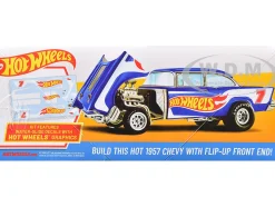 Skill 2 Model Kit 1957 Chevrolet Sedan Flip-Nose "Hot Wheels" 1/25 Scale Model by MPC