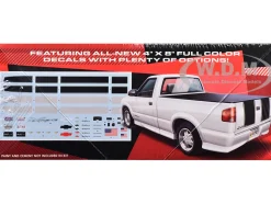 Skill 2 Model Kit 1999 Chevrolet S-10 Xtreme Pickup Truck 1/25 Scale Model by AMT