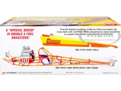 Skill 2 Model Kit 1934 Copperhead Rear-Engine Double A Fuel Dragster 1/25 Scale Model AMT AMT1282