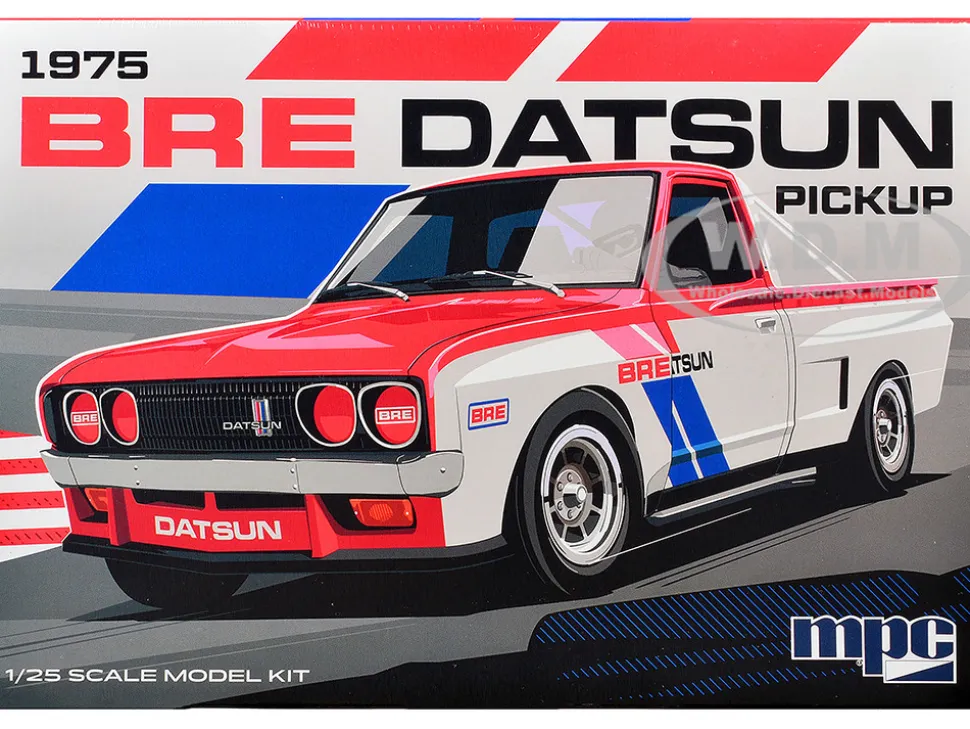 Skill 2 Model Kit 1975 Datsun Pickup Truck "BRE" 1/25 Scale Model by MPC