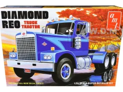 Skill 3 Model Kit Diamond Reo Truck Tractor 1/25 Scale Model by AMT