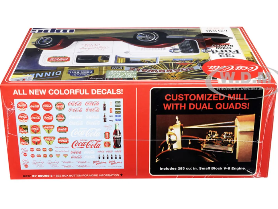 Skill 3 Model Kit 1932 Ford Sedan Delivery Coca Cola 1/25 Scale Model MPC MPC902