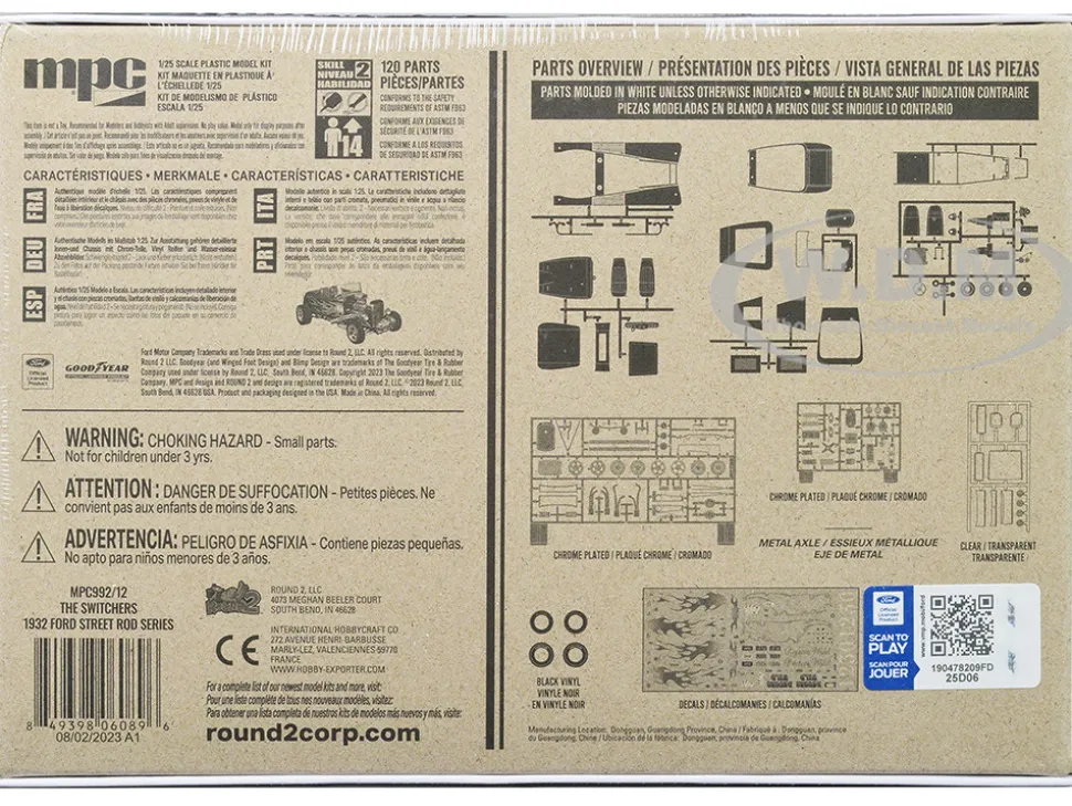 Skill 2 Model Kit 1932 Ford Street Rod Series The Switchers 1/25 Scale Model MPC MPC992