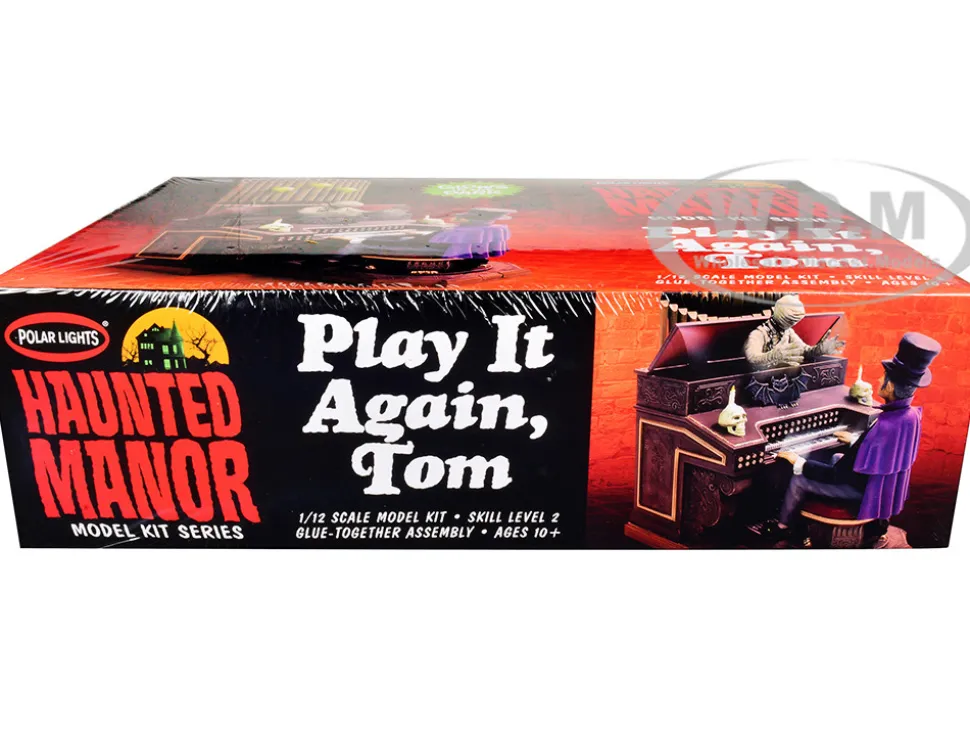 Skill 2 Model Kit Haunted Manor Play it Again Tom Diorama Set 1/12 Scale Model Polar Lights POL984