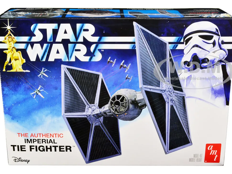 Skill 2 Model Kit Imperial Tie Fighter Star Wars 1977 Movie Model AMT AMT1299