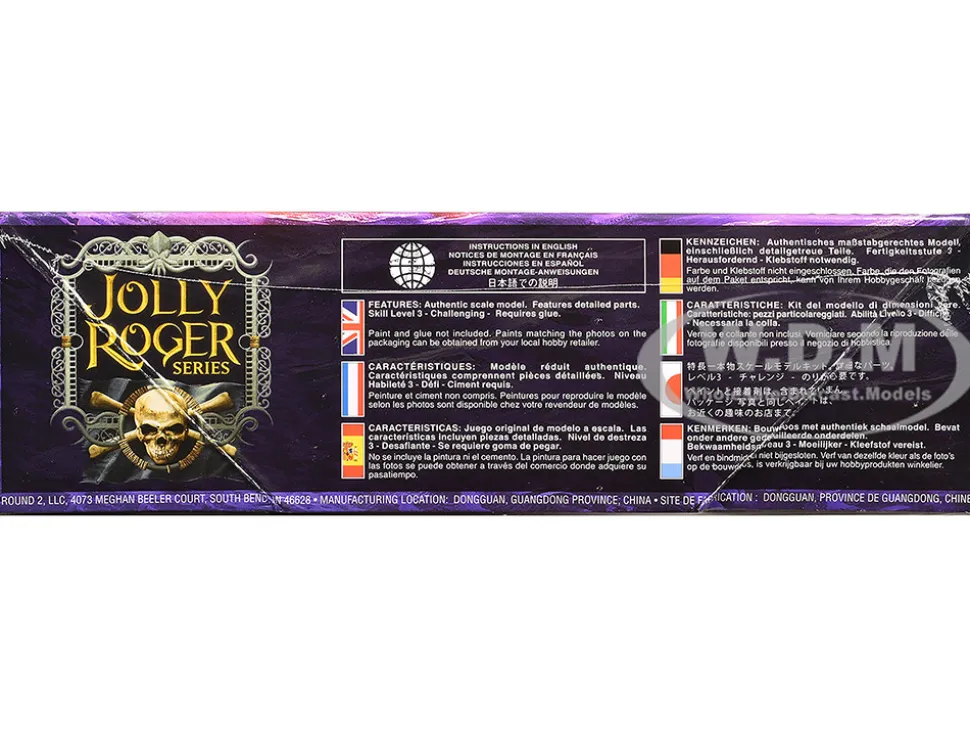 Skill 2 Model Kit Jolly Roger Series "Escape the Tentacles of Fate" Diorama Set 1/12 Scale Model by Lindberg