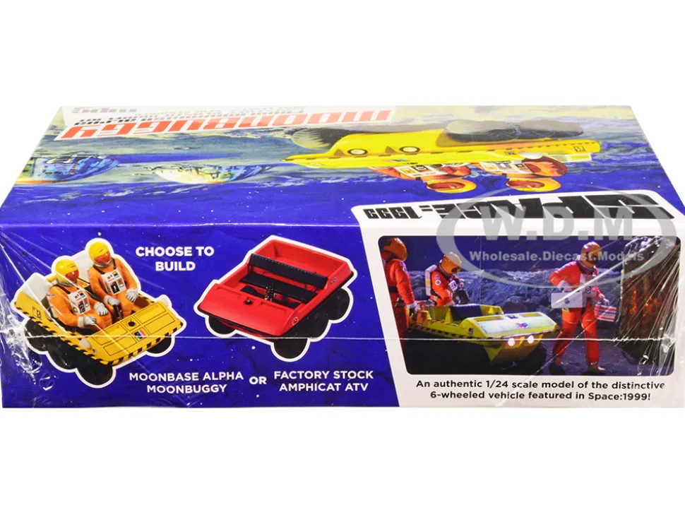 Skill 2 Model Kit Moonbuggy Amphicat 6-Wheeled ATV Space 1999 1975 1977 TV Show 2 in 1 Kit 1/24 Scale Model MPC MPC984
