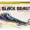 Skill 2 Model Kit Steve McGee's Black Beauty Wedge AA/Fuel Dragster 1/25 Scale Model AMT AMT1214