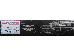 Skill 2 Model Kit USS Enterprise NCC-1701 Spacecraft "Star Trek: Strange New Worlds" (2022-Current) TV Series 1/1000 Scale Model by Polar Lights