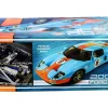 Skill 2 Snap Model Kit 2006 Ford GT Gulf Oil 1/25 Scale Model Polar Lights POL955