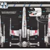 Skill 2 Snap Model Kit Luke Skywalker X-Wing Fighter "Star Wars: A New Hope" (1977) Movie 1/63 Scale Model by MPC