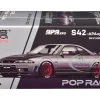 Skyline GT-R (R33) RHD (Right Hand Drive) Chameleon Chrome with Carbon Hood "APA XPO 2025 Exclusive" 1/64 Diecast Model Car by Pop Race