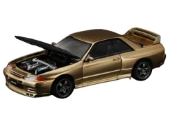 Skyline GT-R R32 RHD (Right Hand Drive) Chrome Gold with Carbon Hood 