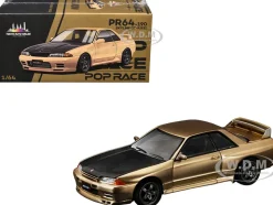 Skyline GT-R R32 RHD (Right Hand Drive) Chrome Gold with Carbon Hood 