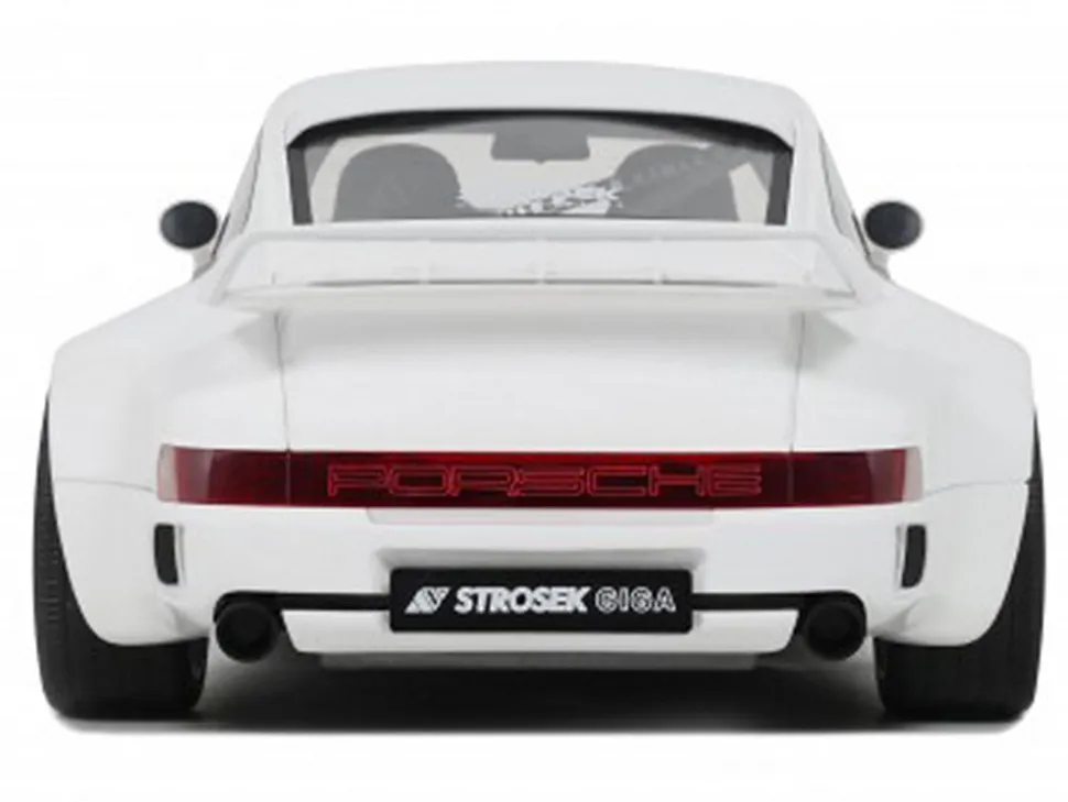 2024 Strosek GIGA (Porsche 911) White 1/18 Model Car by GT Spirit