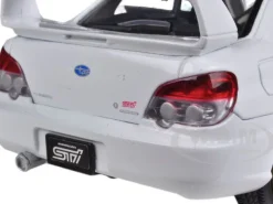 Subaru Impreza WRX STI White 1/24 Diecast Car Model Motormax 73330