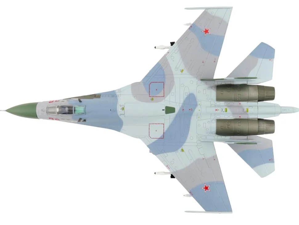 Sukhoi Su-27 Flanker-B Fighter Aircraft "Red 36, Barents Sea, 941st IAP" (1987) Soviet Air Force "Air Power Series" 1/72 Diecast Model by Hobby Master