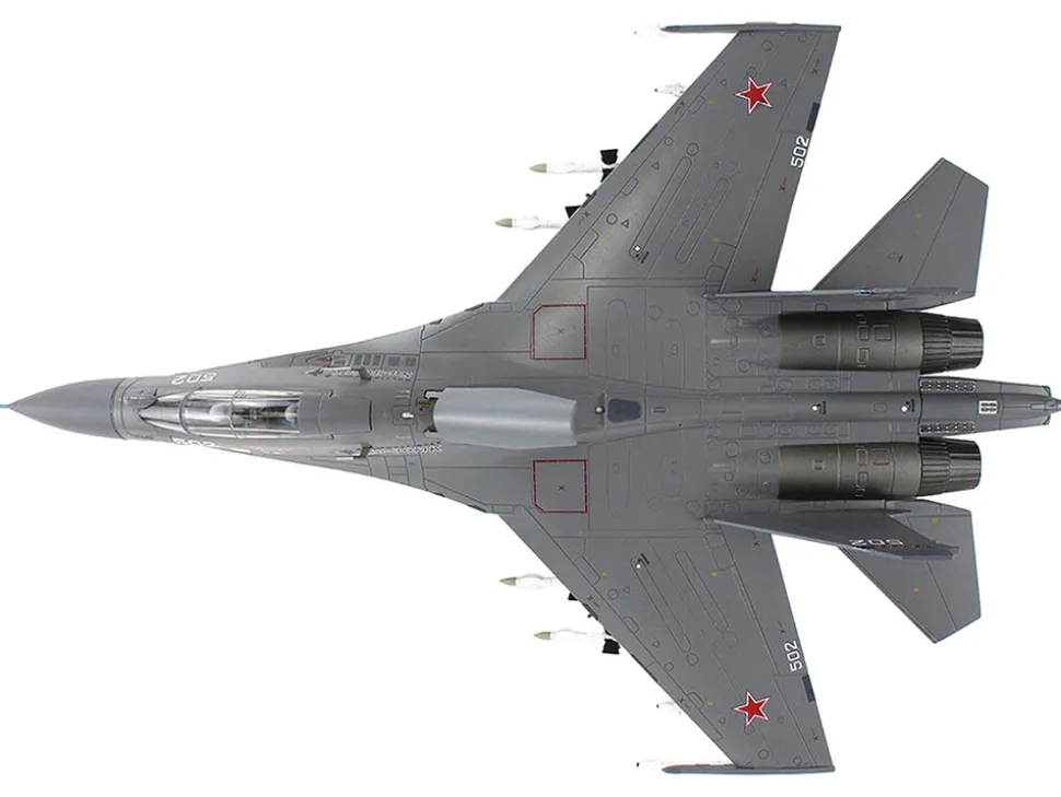 Sukhoi Su-30Mk Flanker Fighter Aircraft "502" (2011) Russian Air Force "Air Power Series" 1/72 Diecast Model by Hobby Master
