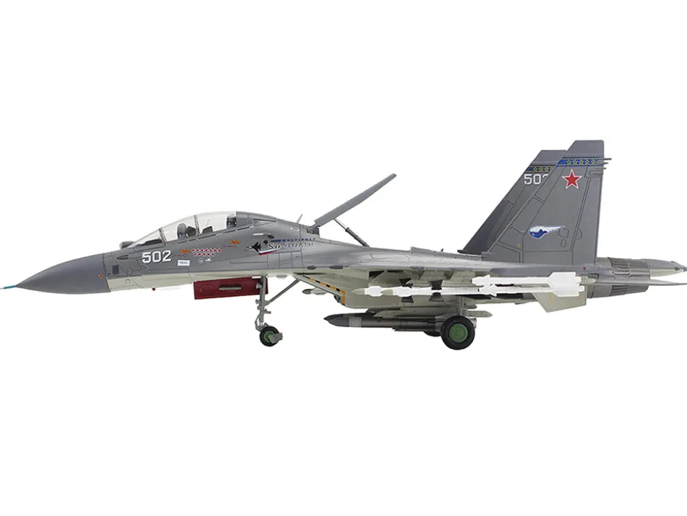 Sukhoi Su-30Mk Flanker Fighter Aircraft "502" (2011) Russian Air Force "Air Power Series" 1/72 Diecast Model by Hobby Master