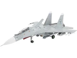 Sukhoi Su-30MK2 Flanker-G Fighter Aircraft "White 17, China" (2022) People's Liberation Army Naval Air Force (PLANAF) "Air Power Series" 1/72 Diecast Model by Hobby Master