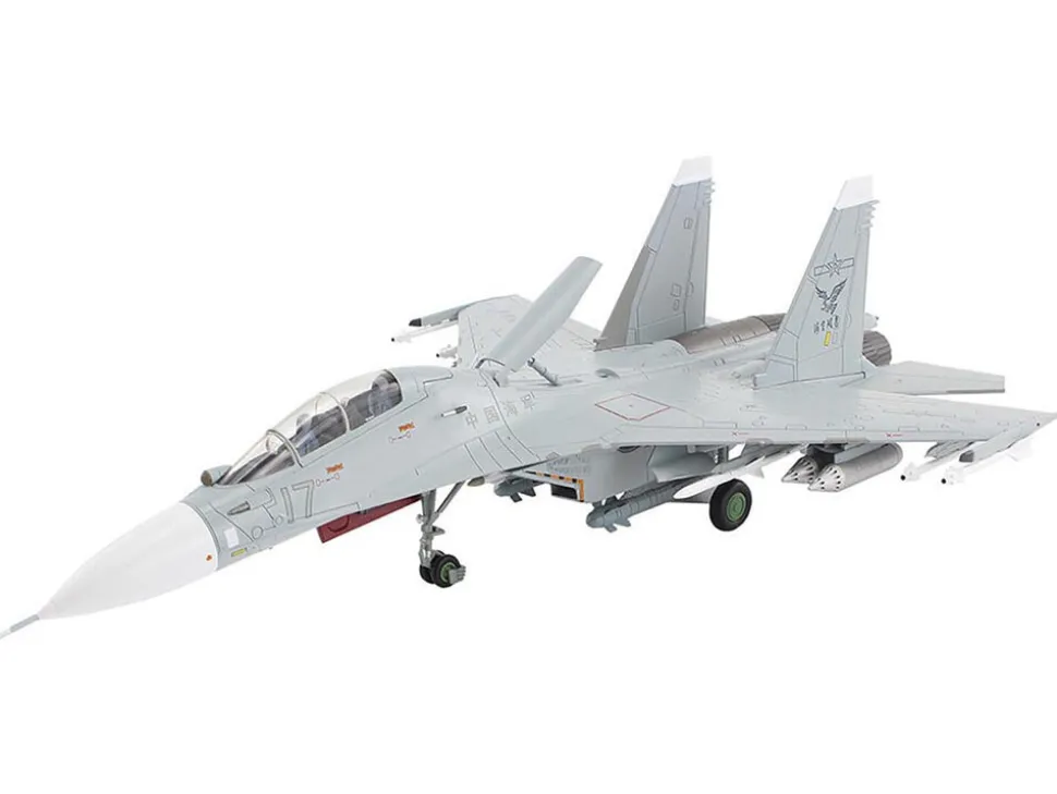 Sukhoi Su-30MK2 Flanker-G Fighter Aircraft "White 17, China" (2022) People's Liberation Army Naval Air Force (PLANAF) "Air Power Series" 1/72 Diecast Model by Hobby Master