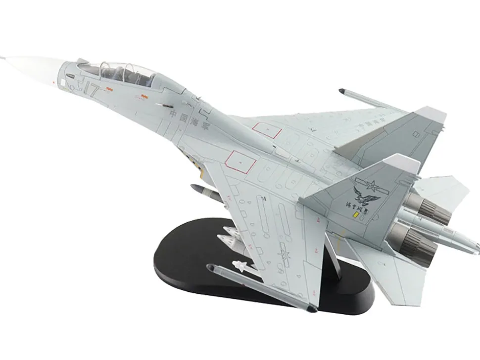 Sukhoi Su-30MK2 Flanker-G Fighter Aircraft "White 17, China" (2022) People's Liberation Army Naval Air Force (PLANAF) "Air Power Series" 1/72 Diecast Model by Hobby Master