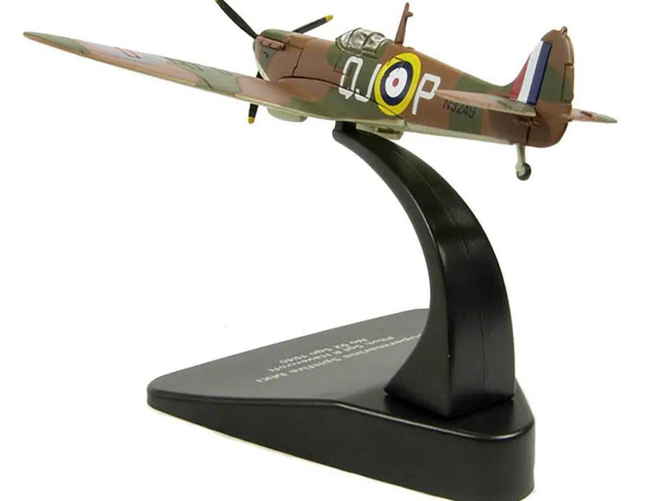 Supermarine Spitfire MK1 SGT R Havercroft No 92 Sqn 1940 1/72 Diecast Model Airplane Oxford Diecast AC001