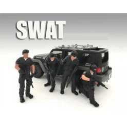 SWAT Team Rifleman Figure For 1:18 Scale Models American Diorama 77420