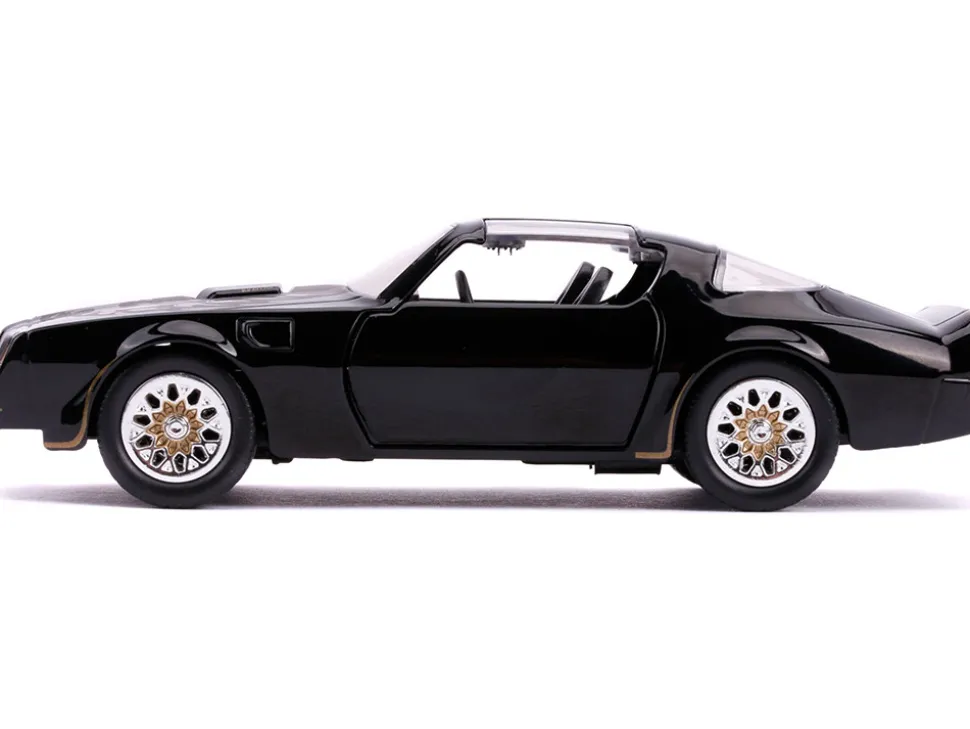 Tego's Pontiac Firebird Black Gold Stripes Hood Bird Fast & Furious Series 1/32 Diecast Model Car Jada 30763