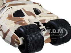 The Dark Knight Batmobile Batman Diecast Figure Camouflage Version DC Comics Series 1/24 Diecast Model Car Jada 98543