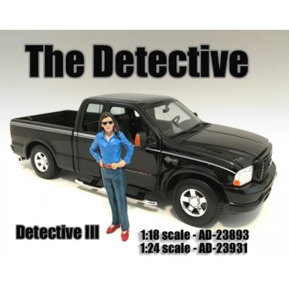The Detective #3 Figure For 1:18 Scale Models American Diorama 23893
