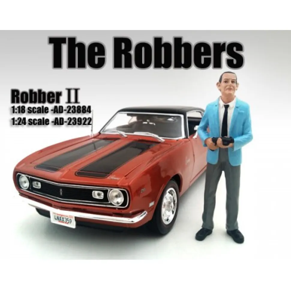 The Robbers 4 Piece Figure Set For 1:18 Scale Models American Diorama 23883-23884-23885-23886