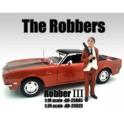 The Robbers 4 Piece Figure Set For 1:18 Scale Models American Diorama 23883-23884-23885-23886
