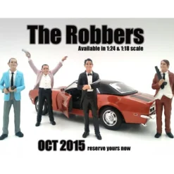 The Robbers Robber IV Figure For 1:24 Scale Models American Diorama 23924