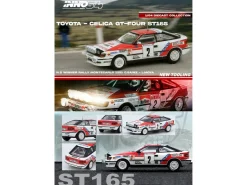 Toyota Celica GT-Four (ST165) #2 Carlos Sainz - Luis Moya Winner "Rally Monte Carlo" (1991) 1/64 Diecast Model Car by Inno Models