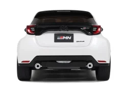 2022 Toyota GRMN Yaris RHD (Right Hand Drive) Platinum White Pearl with Black Hood and Top Limited Edition to 999 pieces Worldwide 1/18 Model Car by Otto Mobile