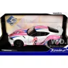 2024 Toyota GR Supra "Itasha" White with Graphics "StreetFighters" 1/18 Diecast Model Car by Solido