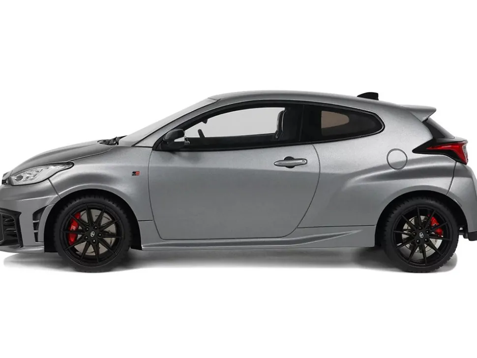2024 Toyota GR Yaris Precious Metal Gray Metallic Limited Edition to 999 pieces Worldwide 1/18 Model Car by Otto Mobile
