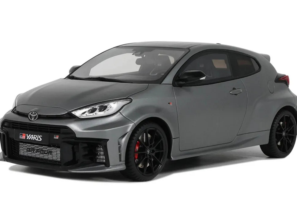 2024 Toyota GR Yaris Precious Metal Gray Metallic Limited Edition to 999 pieces Worldwide 1/18 Model Car by Otto Mobile
