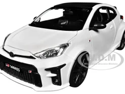 2021 Toyota GR Yaris White with Carbon Top "Special Edition" Series 1/24 Diecast Model Car by Maisto