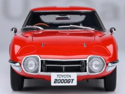 1967 Toyota 2000GT RHD (Right Hand Drive) Red 1/18 Model Car by Autoart