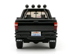 1985 Toyota Hilux SR5 Pickup Truck Black Limited Edition to 3000 pieces Worldwide 1/18 Model Car by Otto Mobile