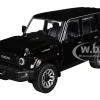 Toyota Land Cruiser (J76) RHD (Right Hand Drive) Black 1/64 Diecast Model Car by GCD