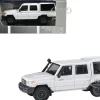 2012 Toyota Land Cruiser LC 79 French Vanilla White with Canopy 1/64 Diecast Model Car by Paragon Models