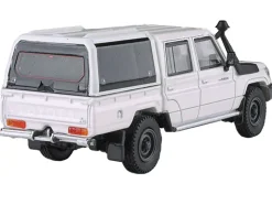 2012 Toyota Land Cruiser LC 79 French Vanilla White with Canopy 1/64 Diecast Model Car by Paragon Models