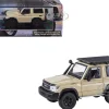 2023 Toyota Land Cruiser 71 Sandy Taupe "70th Anniversary" with Roofrack 1/64 Diecast Model Car by Paragon Models