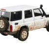 2014 Toyota Land Cruiser 76 White (Dirty Off Road Effect) 1/64 Diecast Model Car by Paragon Models