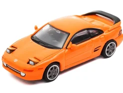 Toyota MR2 W20 RHD (Right Hand Drive) Orange 1/64 Diecast Model Car by Die Cast Team