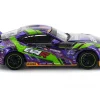 Toyota Pandem GR Supra RHD (Right Hand Drive) "EVA RT Test Type-01 GoodRide" Purple Metallic with Graphics 1/64 Diecast Model Car by Pop Race